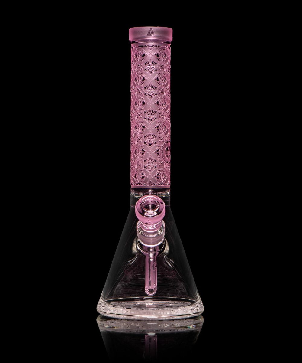 MILKY WAY GLASS: X-MORPHIC: EVO BEAKER (PINK) (MK-1111)