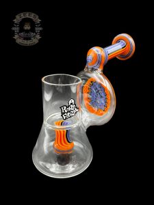 BLUE & ORANGE DISK BUBBLER