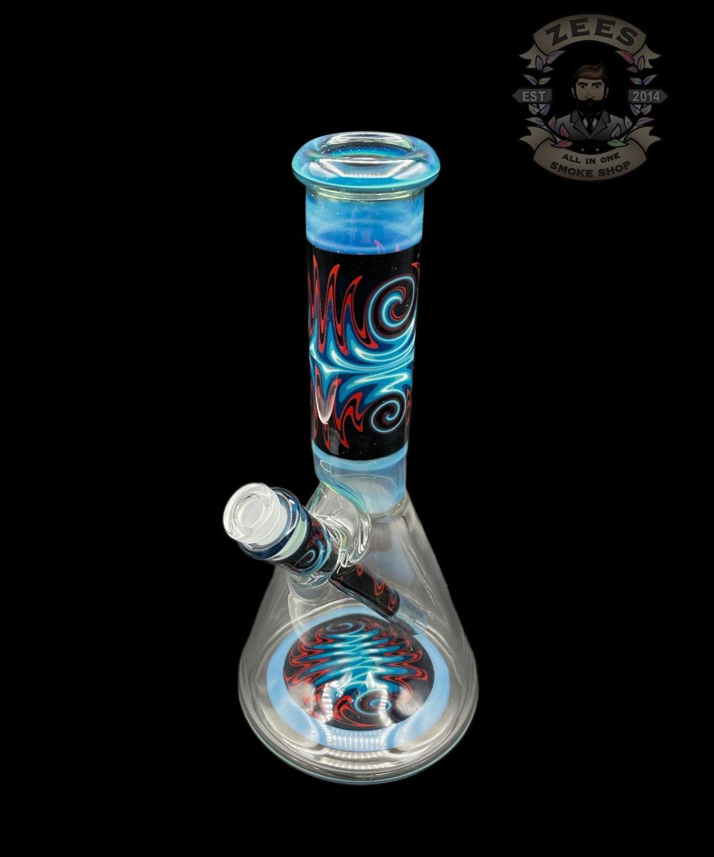 Alternative view of IAN S GLASS: GHOST BLUE WIG WAG PULL TUBE #3
