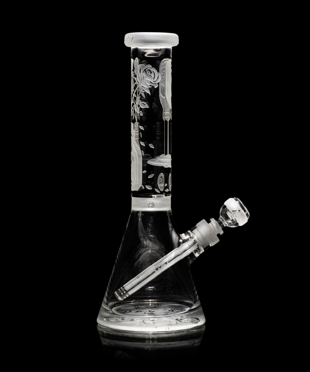 Alternative view of MILKY WAY GLASS: 15" POTION ROSE BEAKER (MK-1002)