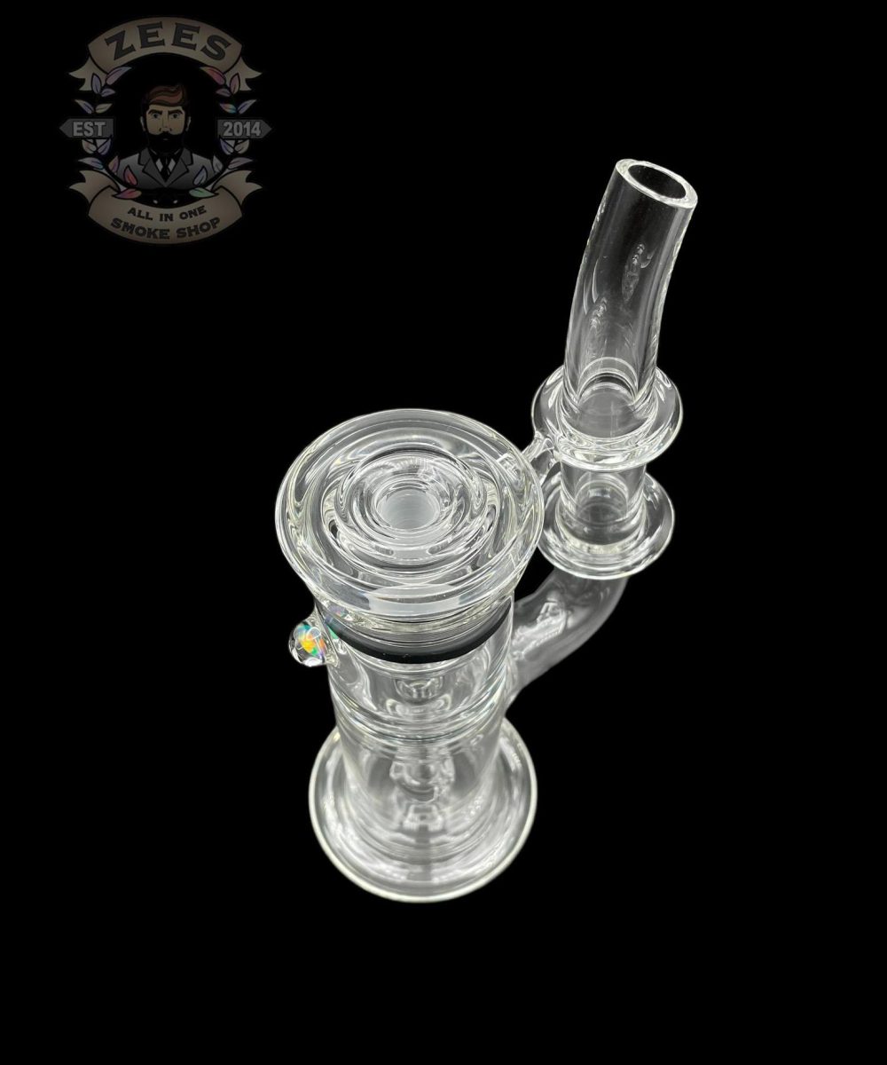 Alternative view of PROFESSOR GLASS: CLEAR BUBBLER PUFFCO PROXY ATTACHMENT