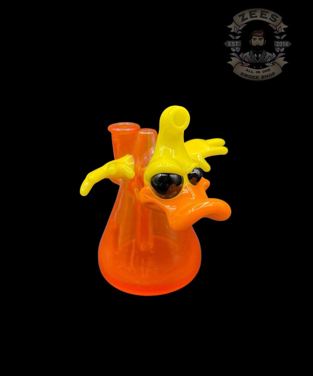 CAL SMITH GLASS: TANGY ORANGE DABBY DUCK RIG