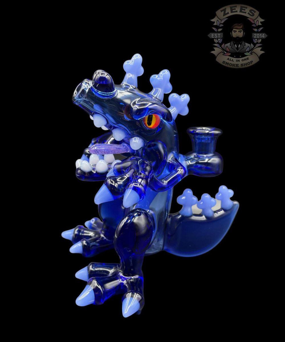 Alternative view of CHRONIC GLASS: ROYAL BLUE REPTAR RIG