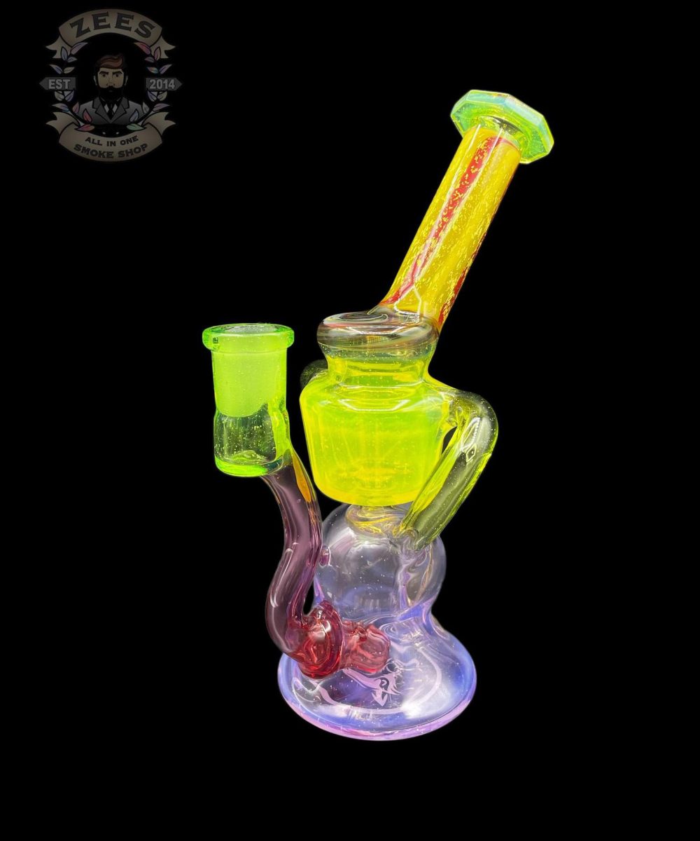 Alternative view of WOLFE GLASS: FACETED MULTICOLOR DICHRO DUAL UPTAKE RECYCLER