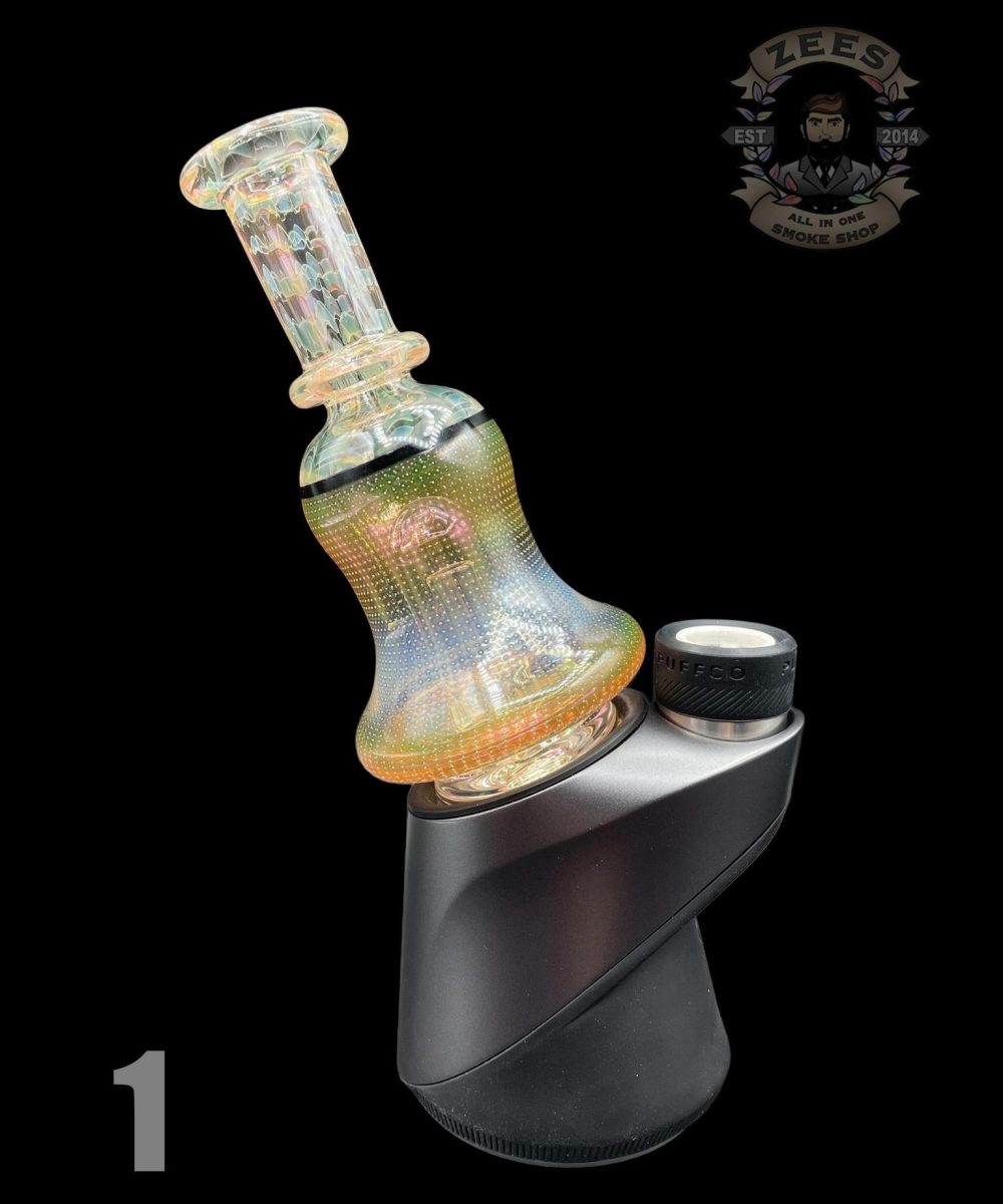 Alternative view of CHARLIE SHAW GLASS: FUMED PUFFCO PEAK ATTACHMENT