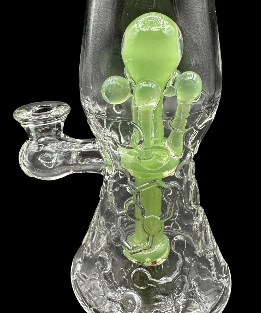 Alternative view of BLUEGRASS GLASS: CLEAR LAMP #1
