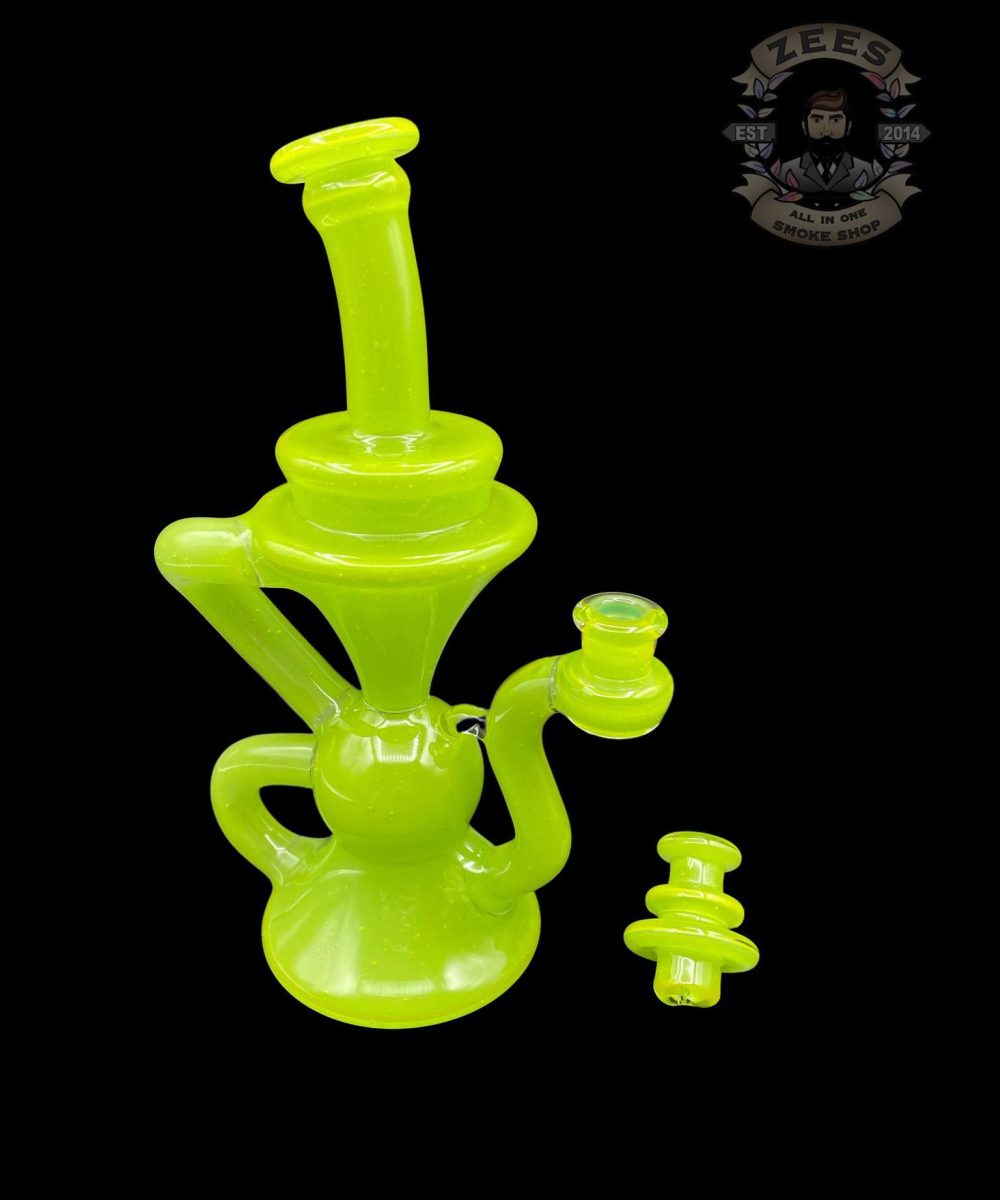 BLOB GLASS: LIME DROP KLEIN RECYCLER