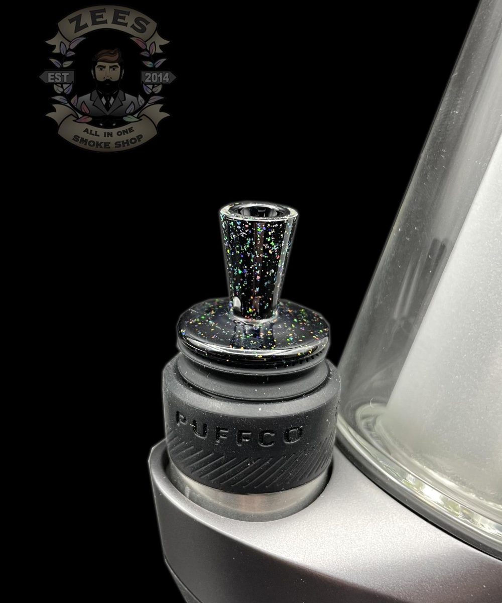 Alternative view of BRADLEY MILLER: BLACK CRUSHED OPAL PUFFCO PEAK AND PEAK PRO HYBRID CARB CAP