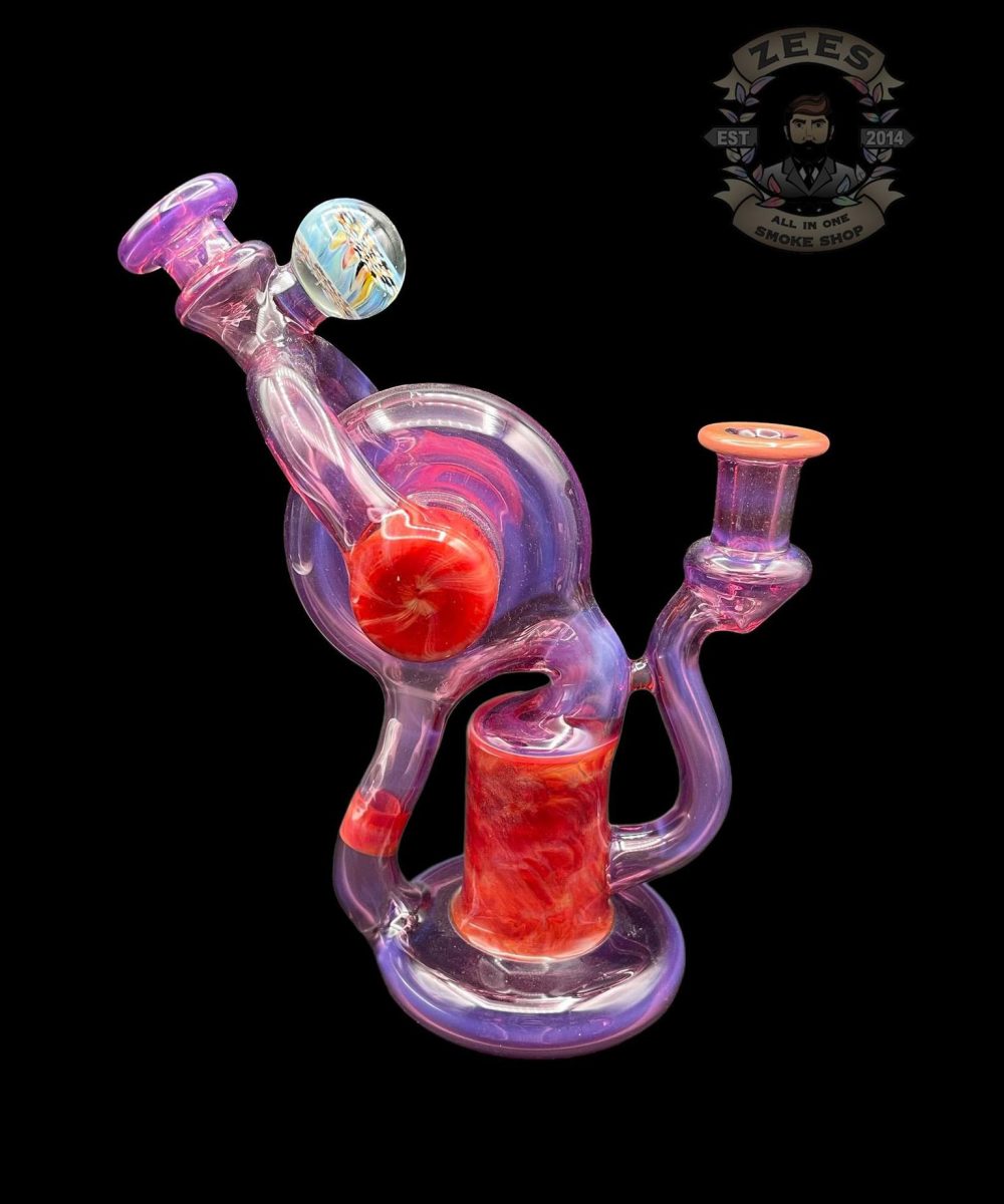 Alternative view of ET GLASS: PURPLE OVER AMBER SINGLE UPTAKE RECYCLER