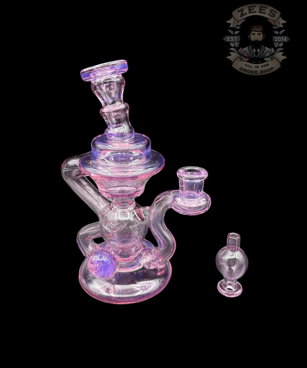 BLOB GLASS: TRANSPARENT ROSE QUARTZ KLEIN RECYCLER