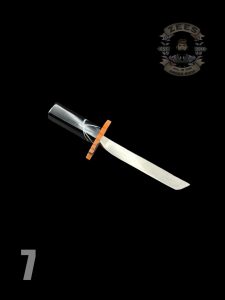 #7 WHITE LINE ON BLACK