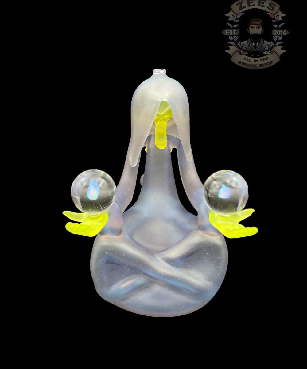 JOACHIM GLASS: FROSTY PURPLE AND ILLUMINATI UV MEDITATING REAPER RIG