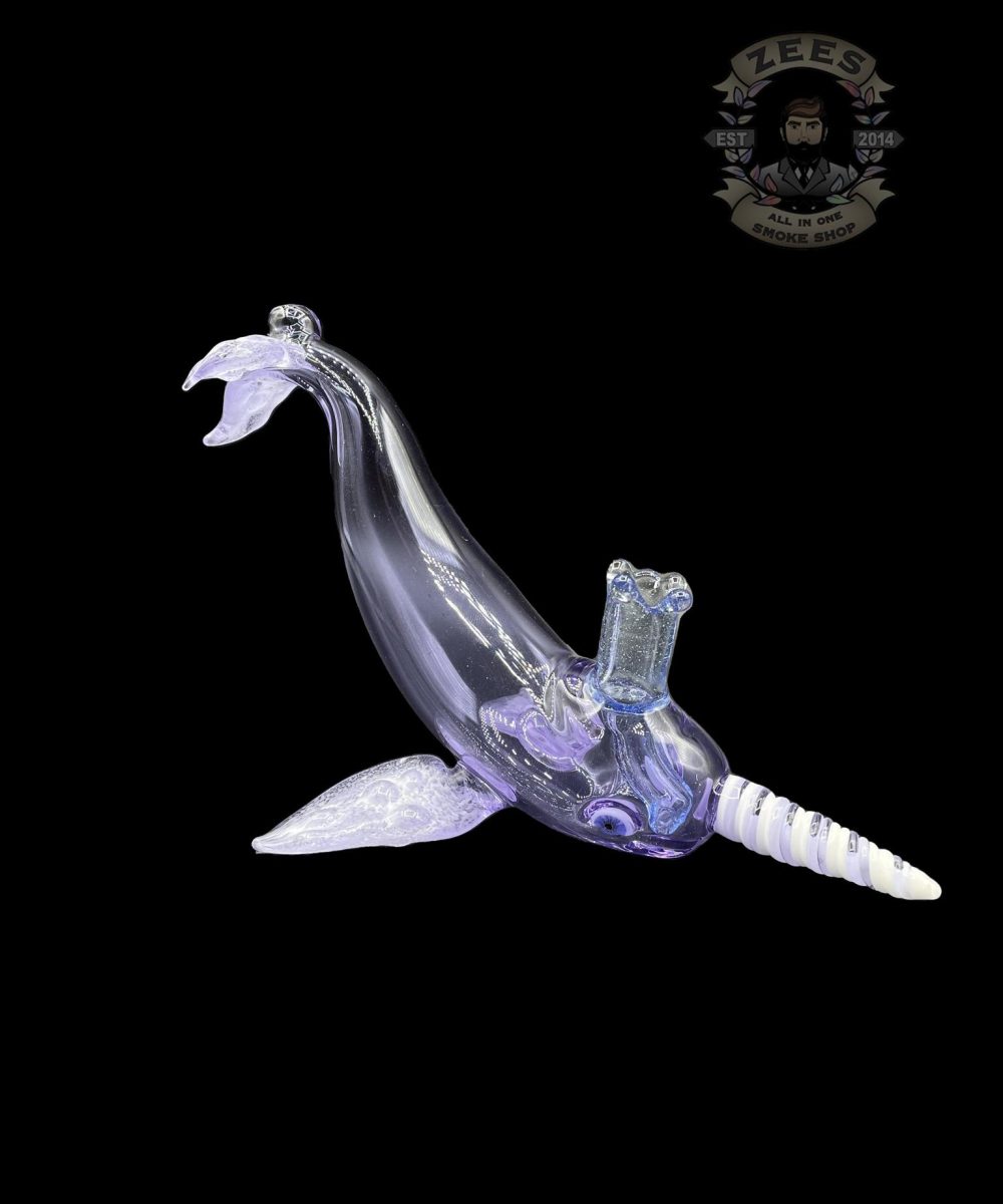 CHADD LACY: PURPLE NARWHAL WITH LINEWORK