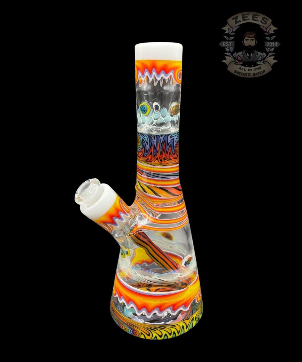 Alternative view of NES GLASS: 7" FULLY WORKED WIG WAG PULL TUBE #1