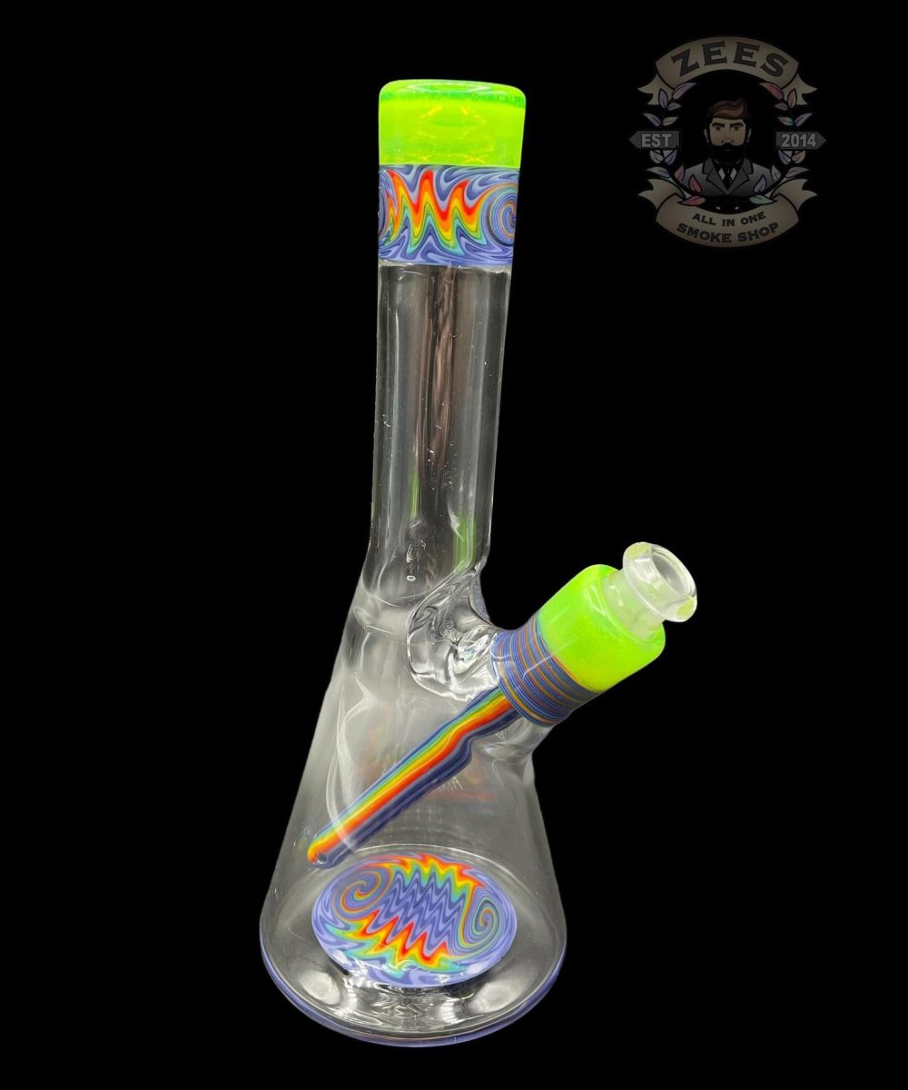 NES GLASS: 7" SLYME RAINBOW WIG WAG PULL TUBE #7