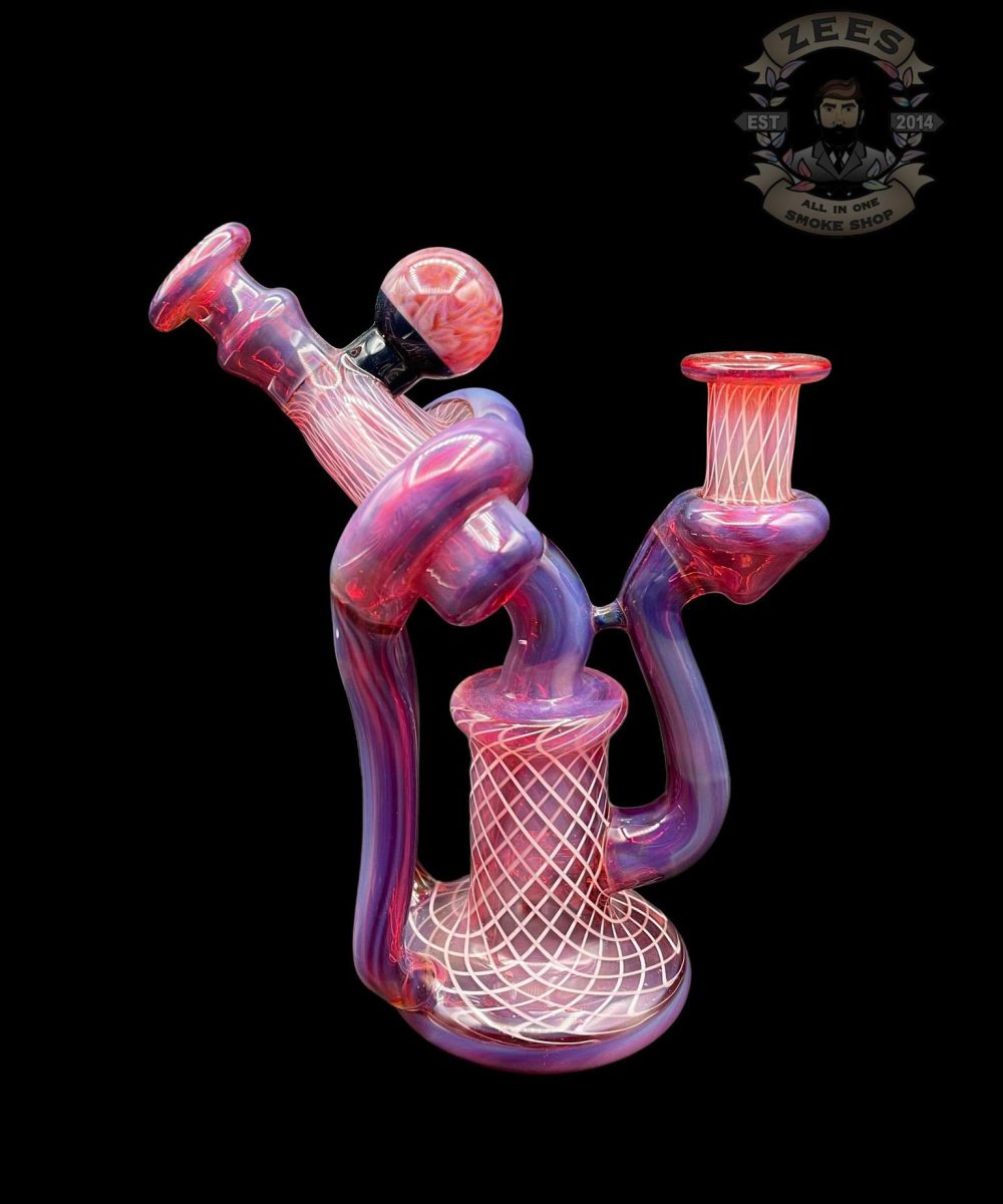 Alternative view of ET GLASS: PLUM CRAZY RETTICELLO DUAL UPTAKE RECYCLER