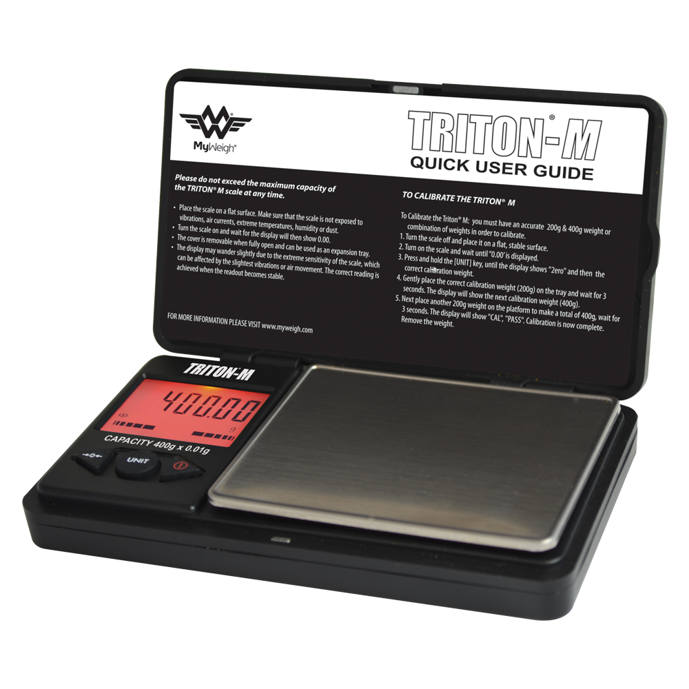 MY WEIGH: TRITON TM 400 X 0.01GM