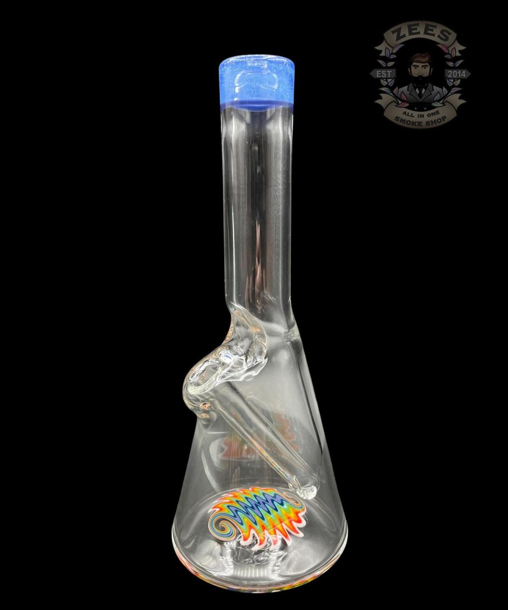 Alternative view of NES GLASS: 7" BLUE WIG WAG PULL TUBE #12