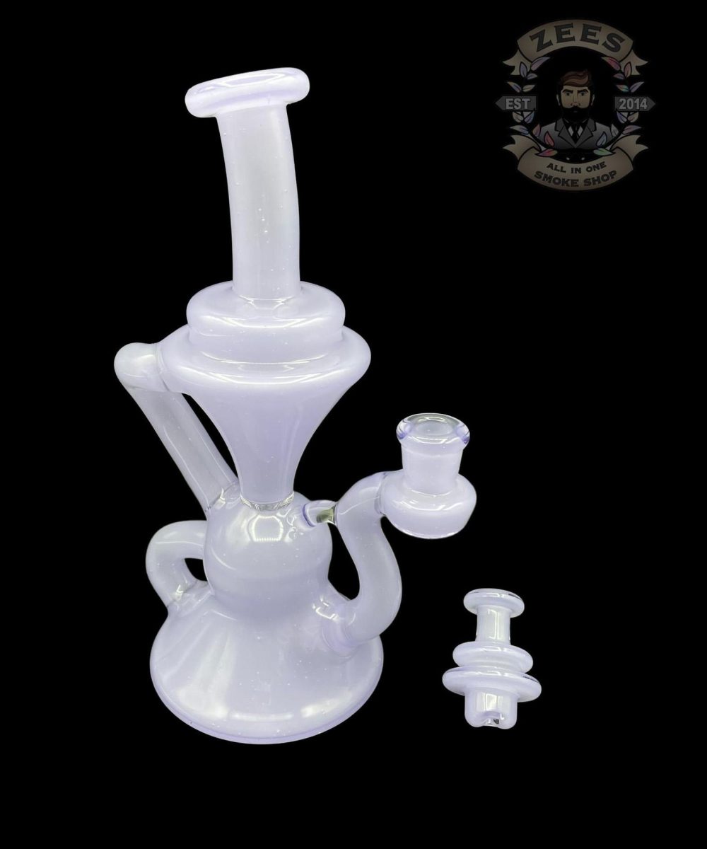 BLOB GLASS: PURPLE LILAC KLEIN RECYCLER