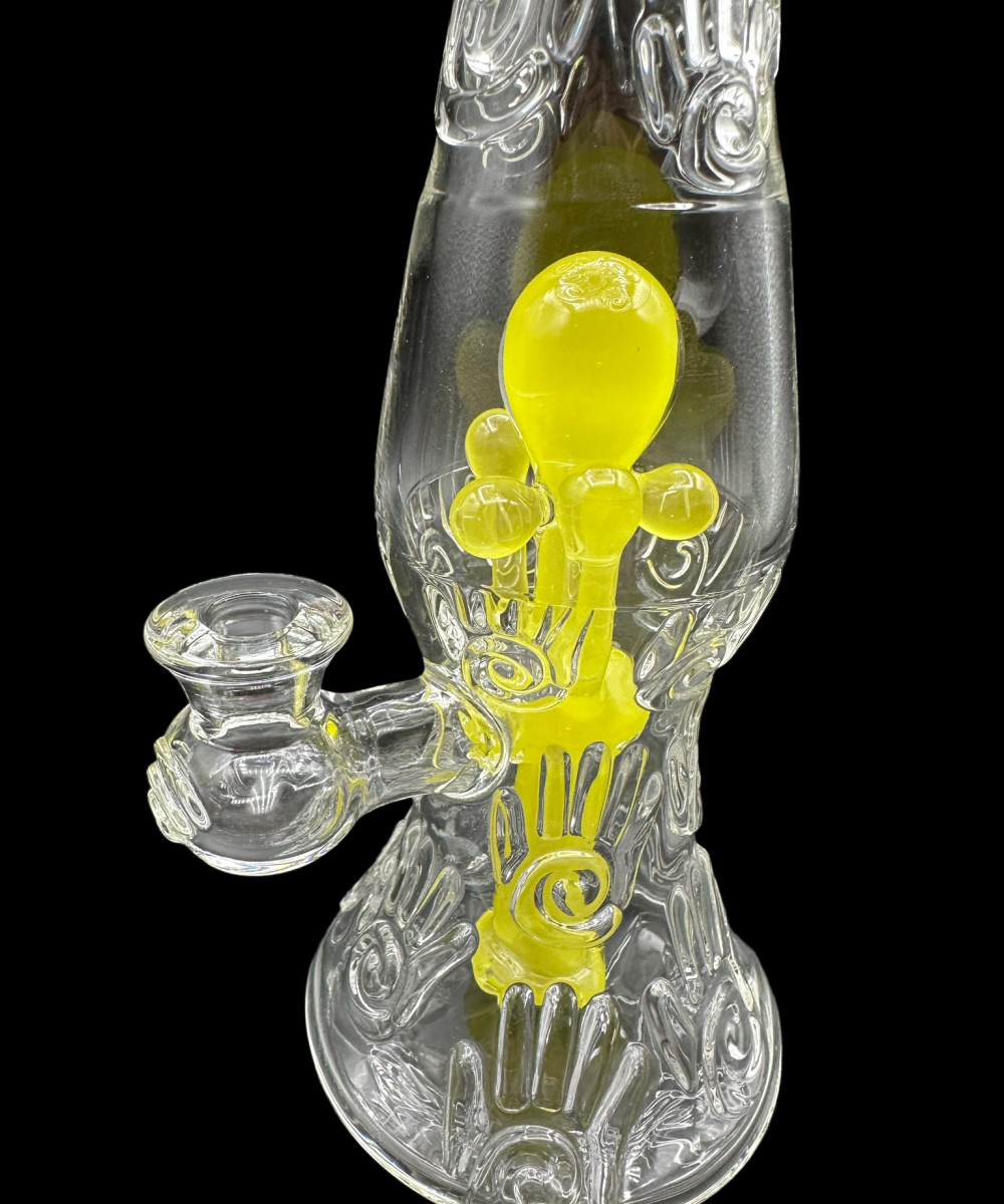 Alternative view of BLUEGRASS GLASS: CLEAR LAMP #3