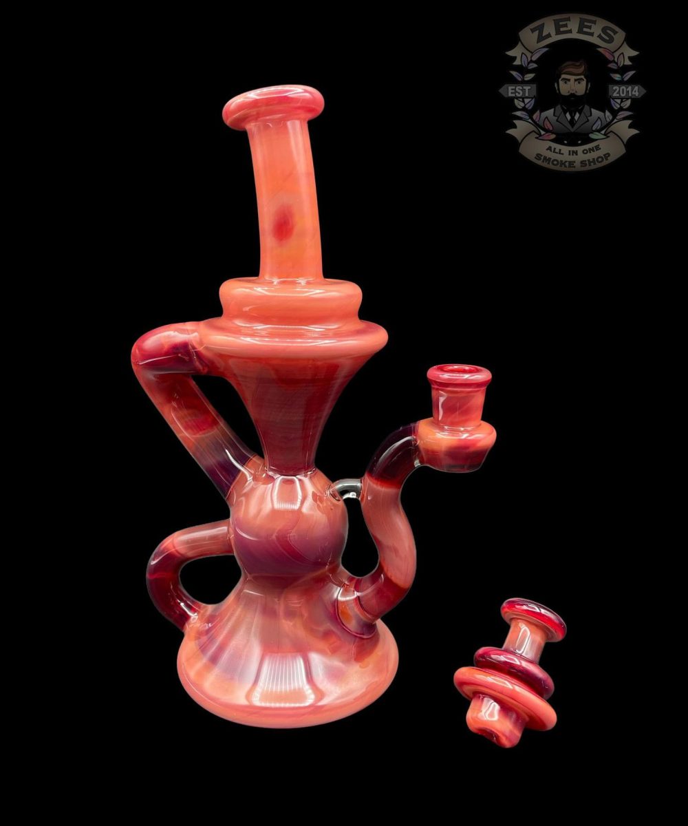 BLOB GLASS: TANGY POMEGRANATE KLEIN RECYCLER