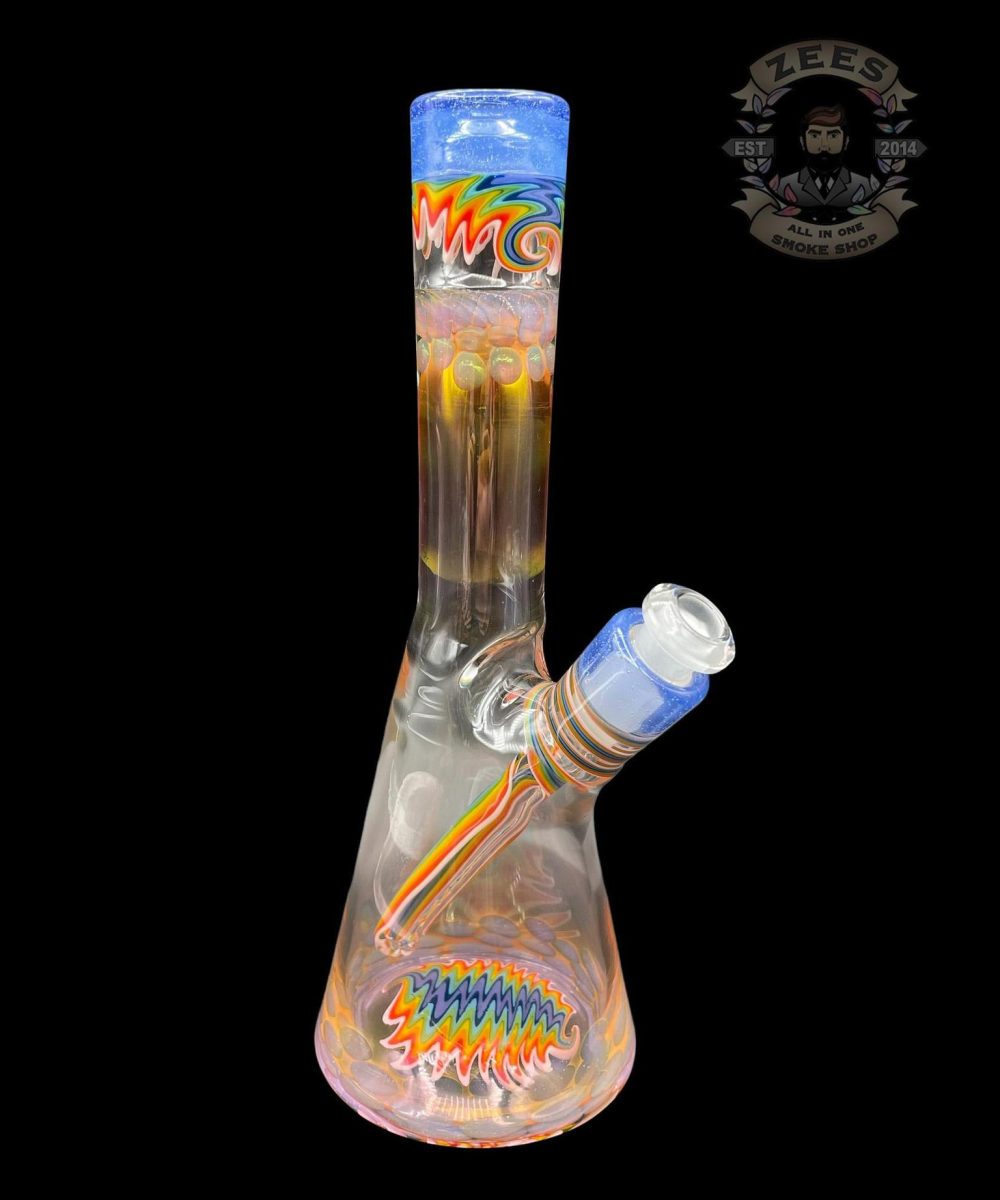 NES GLASS: 7" FULLY FUMED WIG WAG PULL TUBE #3