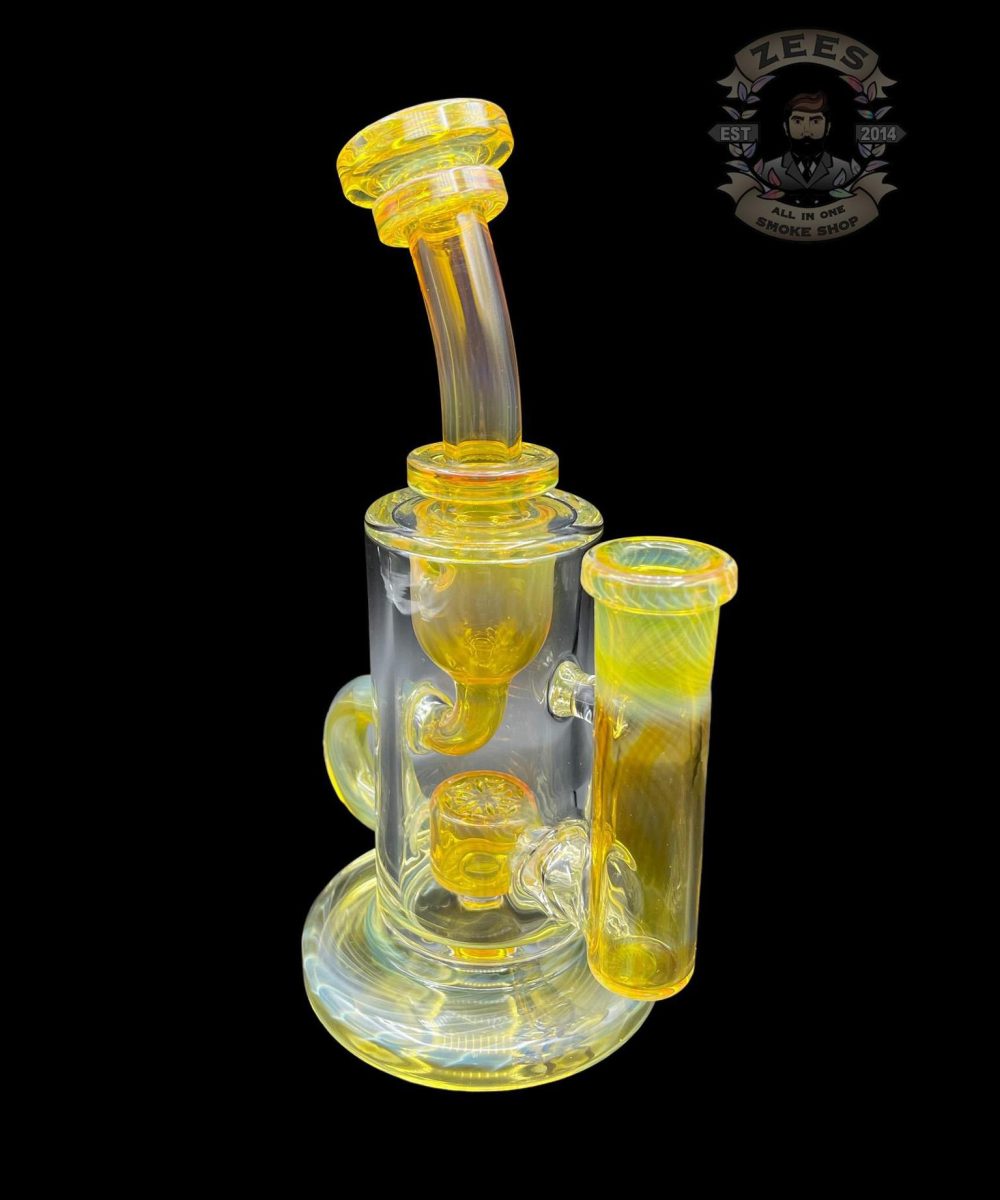FATBOY GLASS: NS YELLOW KLEIN INCYCLER RIG