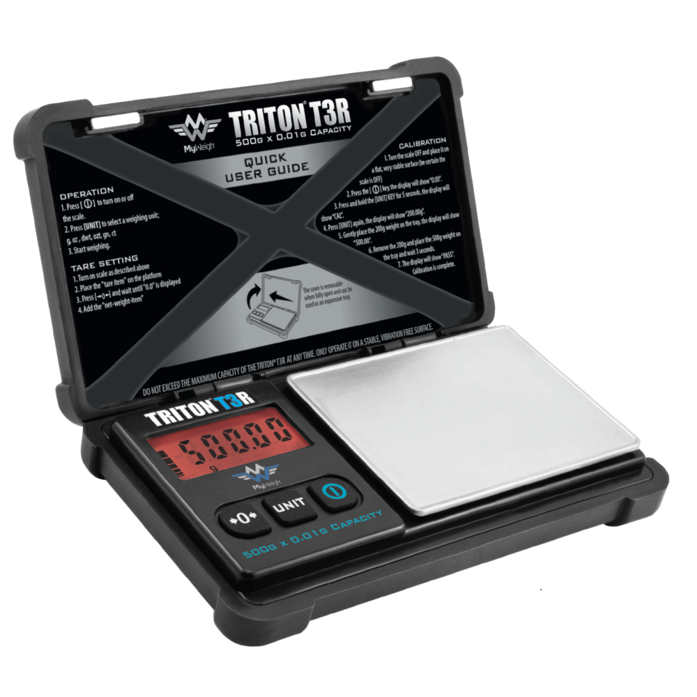 MY WEIGH: TRITON T3R 500 X 0.01GM