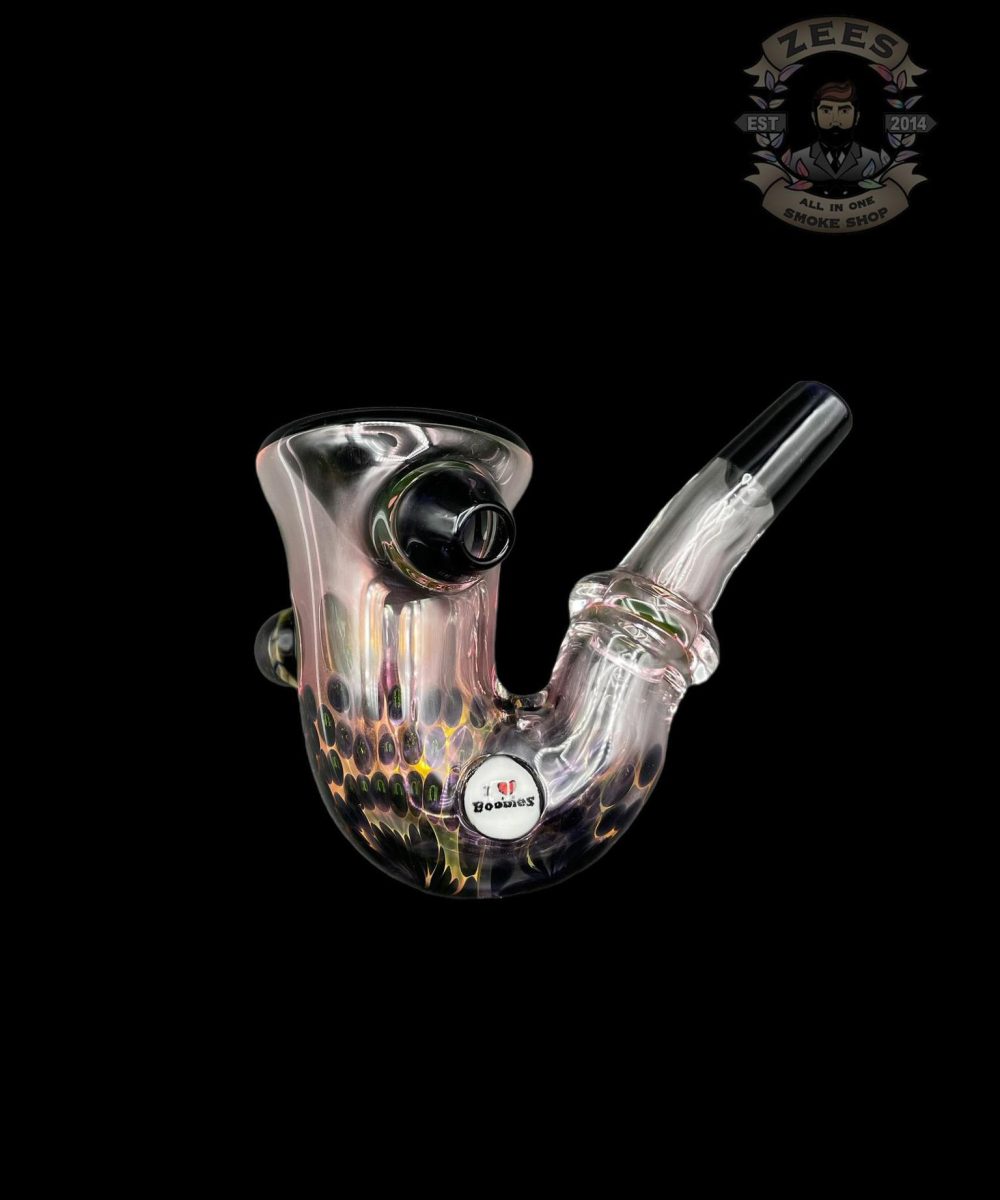 NES GLASS: ENCASED MILLIES SHERLOCK HAND PIPE