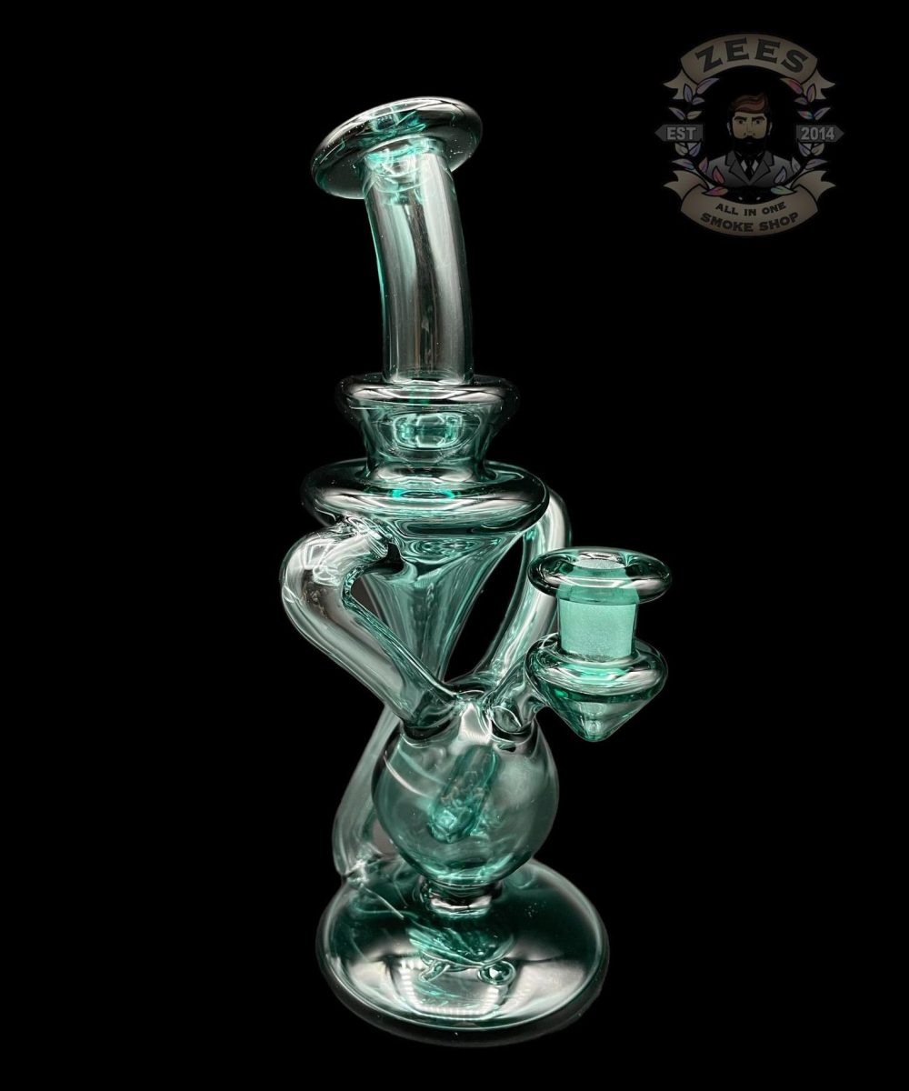 MHENNY GLASS: AQUAMARINE DUAL UPTAKE RECYCLER