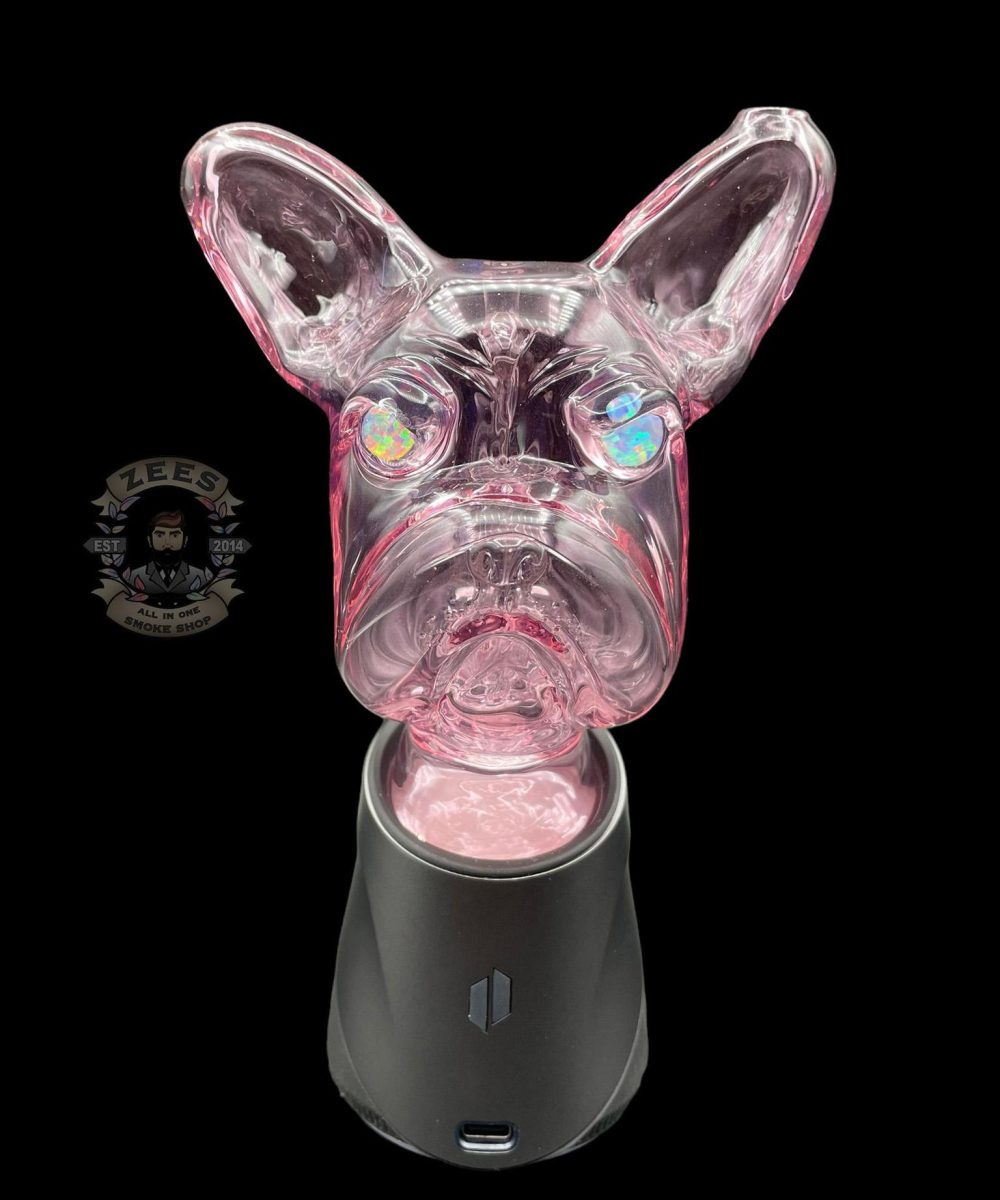 Alternative view of SWANNY GLASS: FRENCHIE DOG PUFFCO PEAK ATTACHMENT