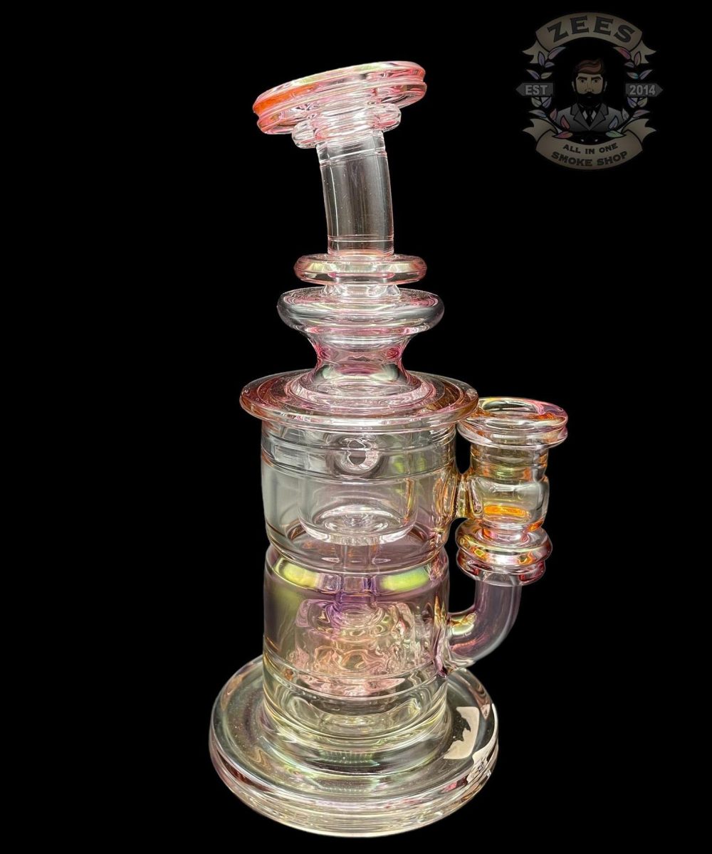 SLATE GLASS: PURPLE FUMED TORUS INCYCLER #1