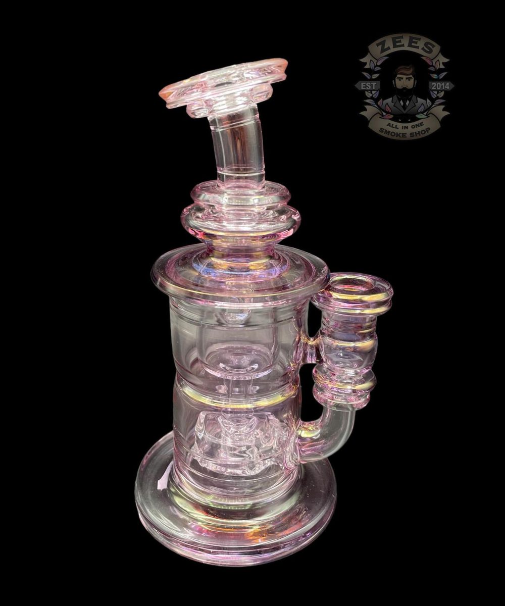 SLATE GLASS: PURPLE FUMED TORUS INCYCLER #4