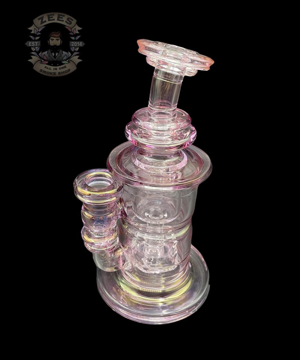 Alternative view of SLATE GLASS: PURPLE FUMED TORUS INCYCLER #4