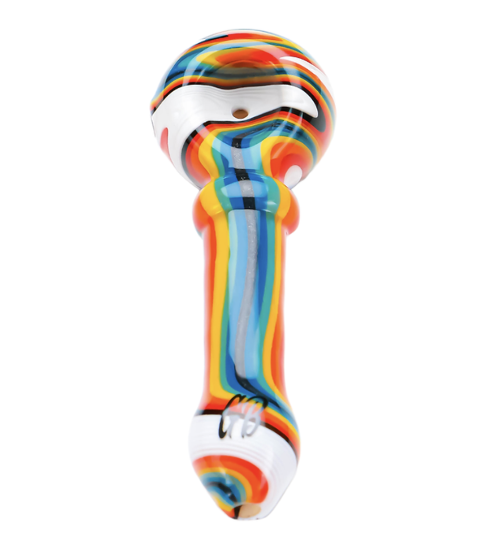 GREEN BEAR GLASS: WIG WAG MARIA SPOON