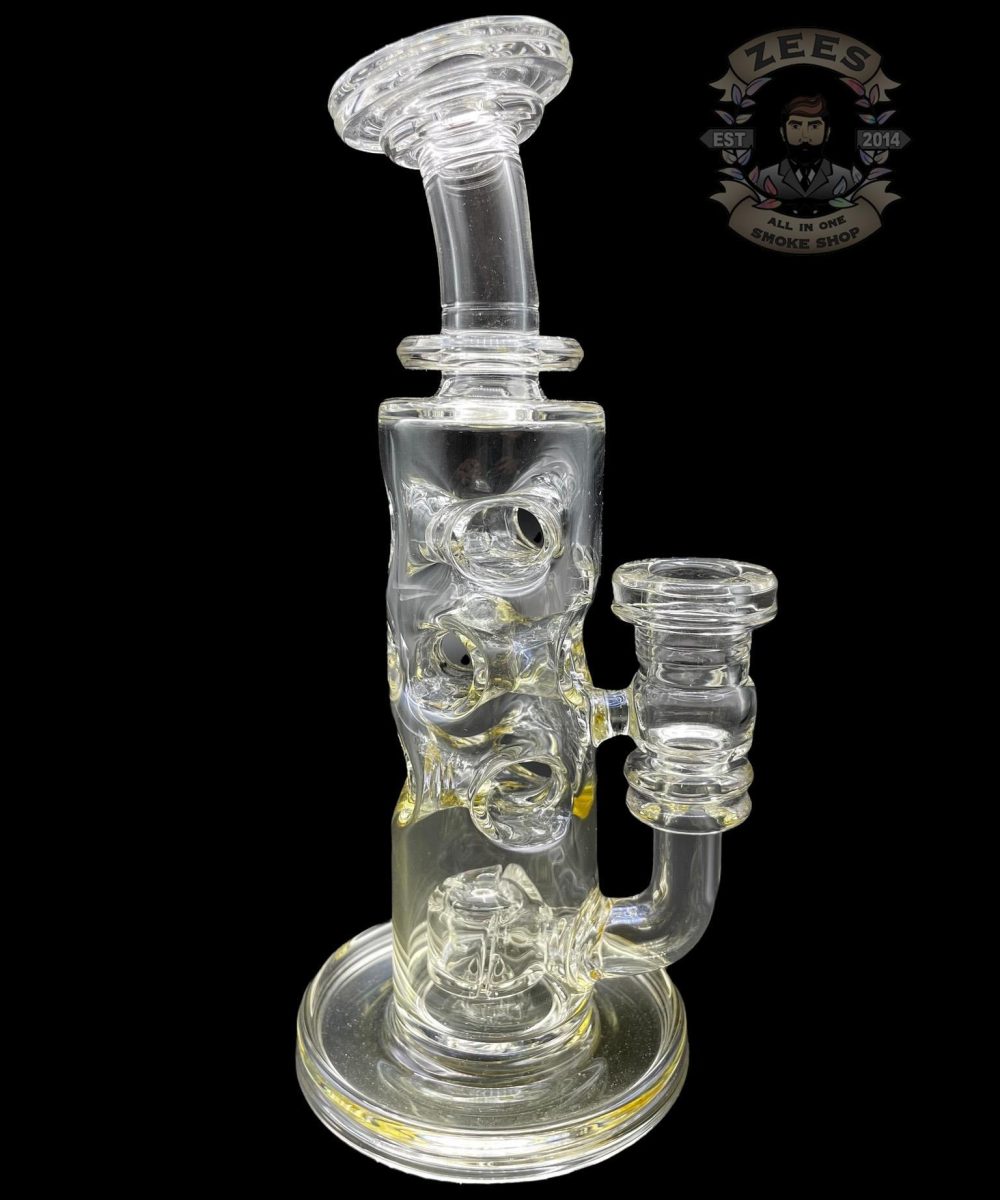 SLATE GLASS: SILVER FUMED FAB TOWER