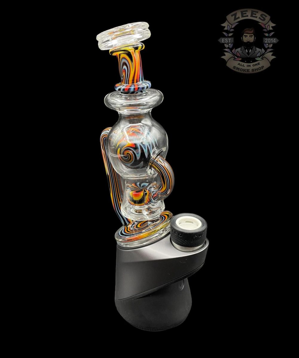 SLATE GLASS: WIGWAG BALL PUFFCO PEAK ATTACHMENT