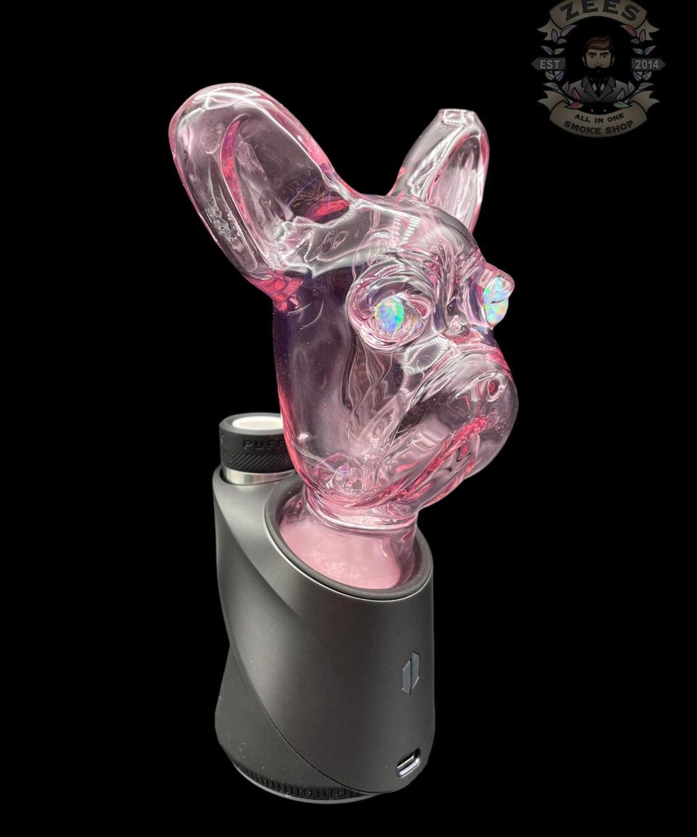 SWANNY GLASS: FRENCHIE DOG PUFFCO PEAK ATTACHMENT