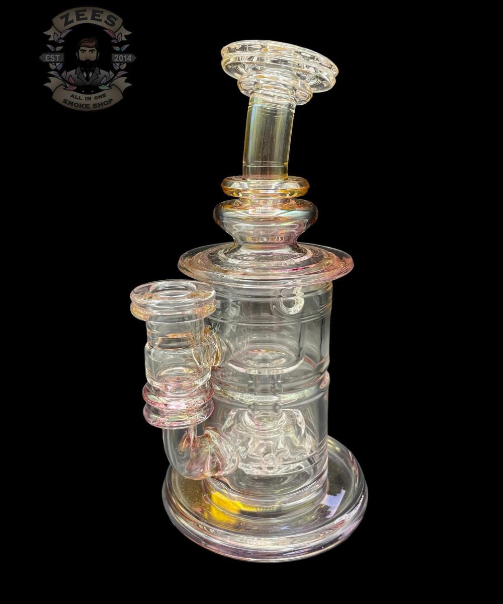Alternative view of SLATE GLASS: PURPLE FUMED TORUS INCYCLER #3
