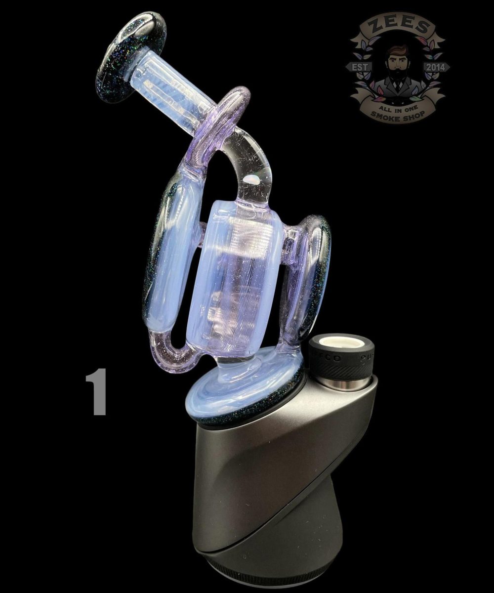 Alternative view of REBEL GLASS: V2 RECYCLER PUFFCO PEAK ATTACHMENT