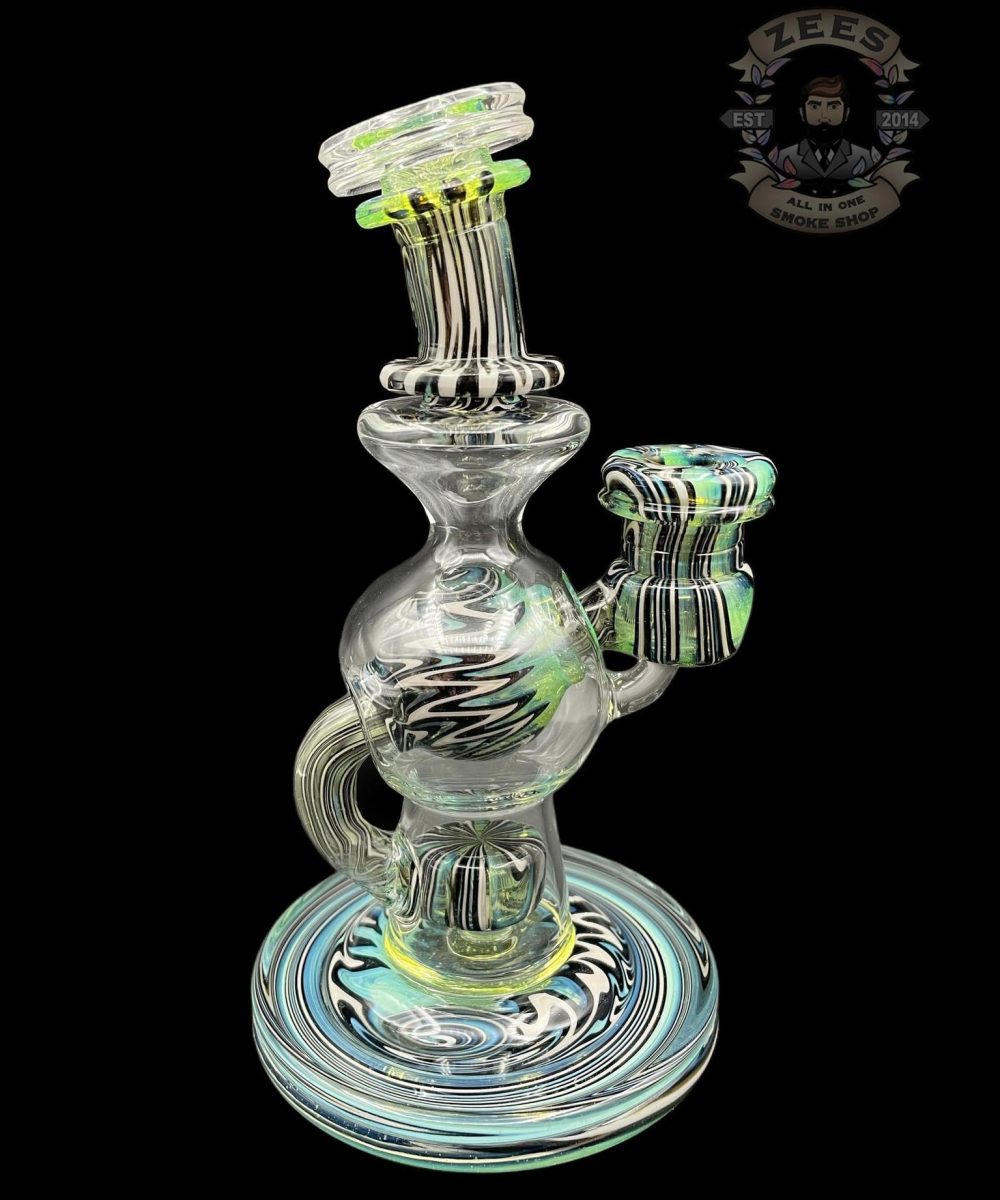 SLATE GLASS: FULLY WORKED SLYME JAILHOUSE WIG WAG BALL RIG #1