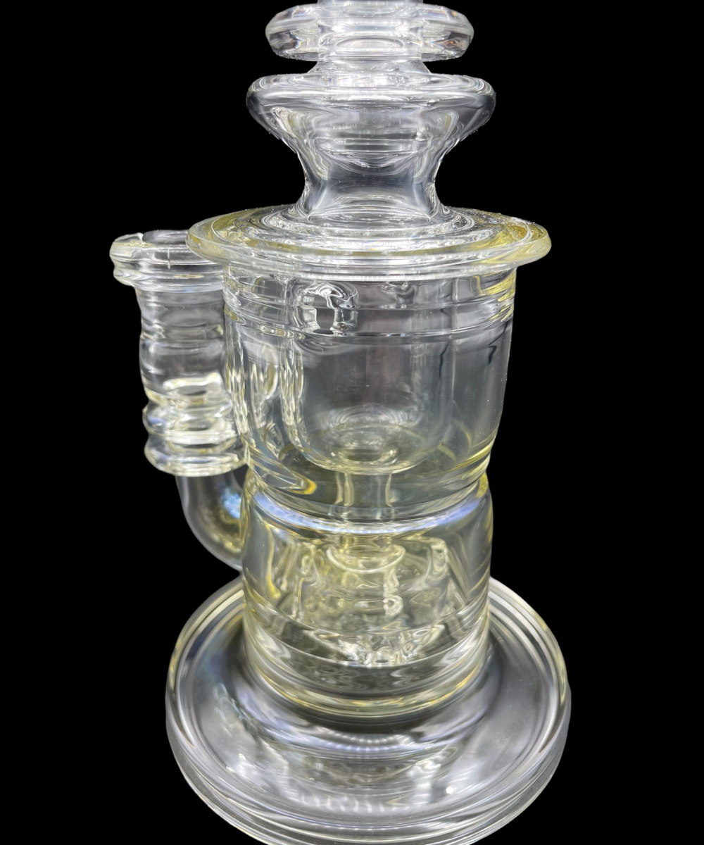Alternative view of SLATE GLASS: SILVER FUMED TORUS INCYCLER #1