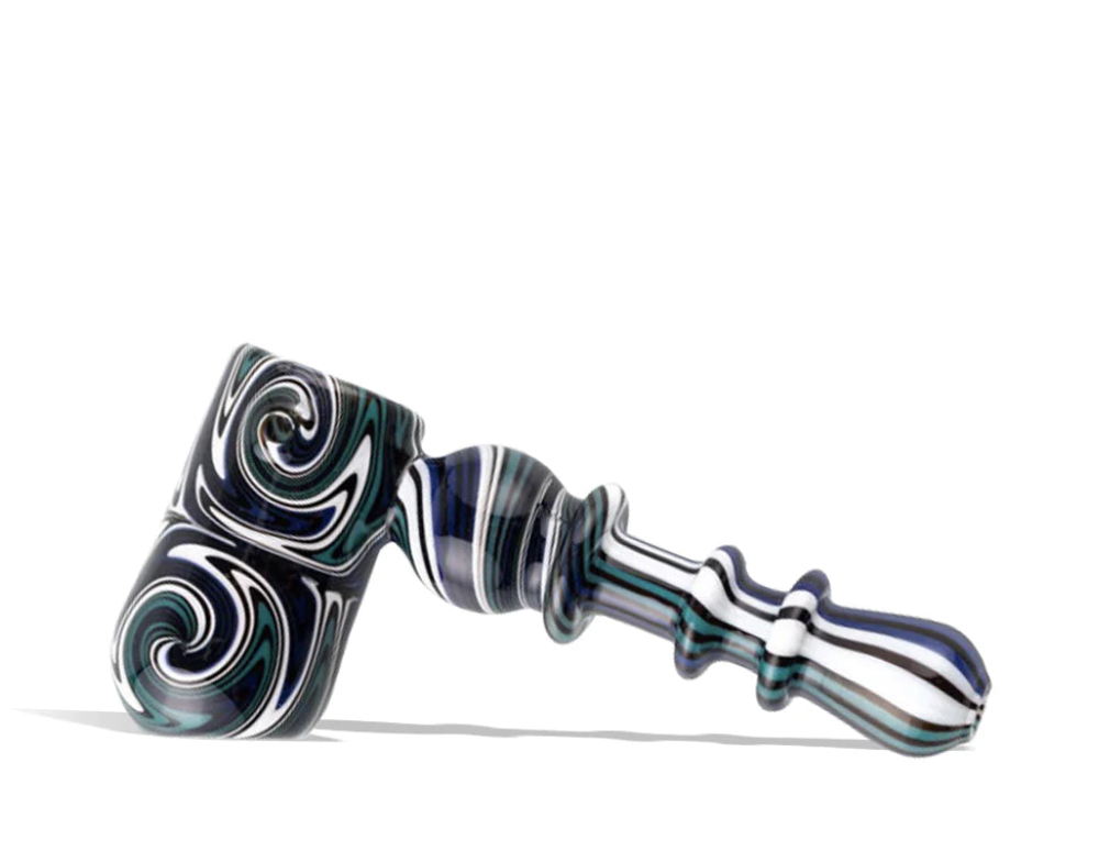 Alternative view of STOKES GLASS: 5" HAMMER BUBBLER HAND PIPE