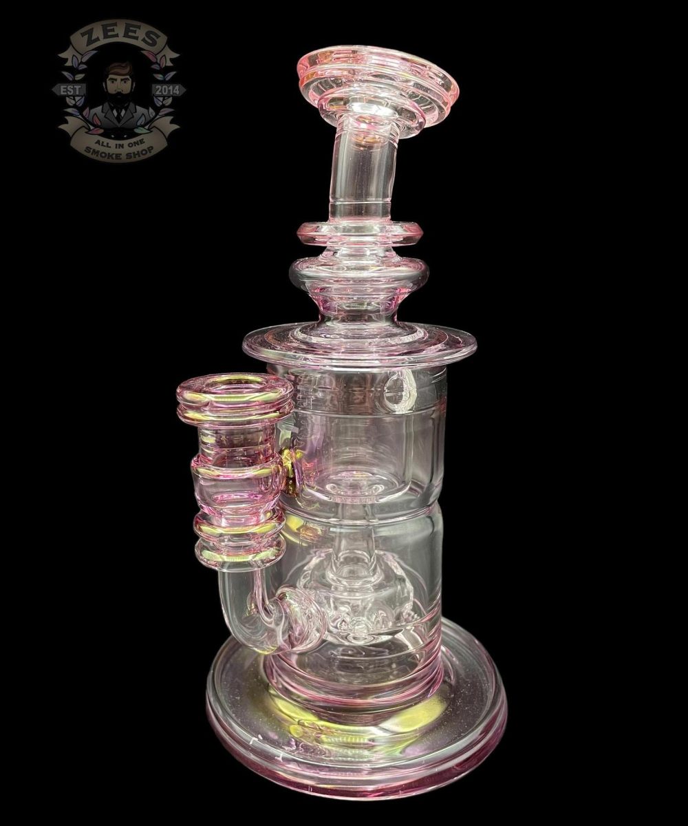 Alternative view of SLATE GLASS: PURPLE FUMED TORUS INCYCLER #2