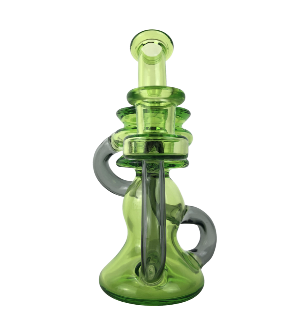 Alternative view of 6.5" HOURGLASS RECYCLER TWO TONE