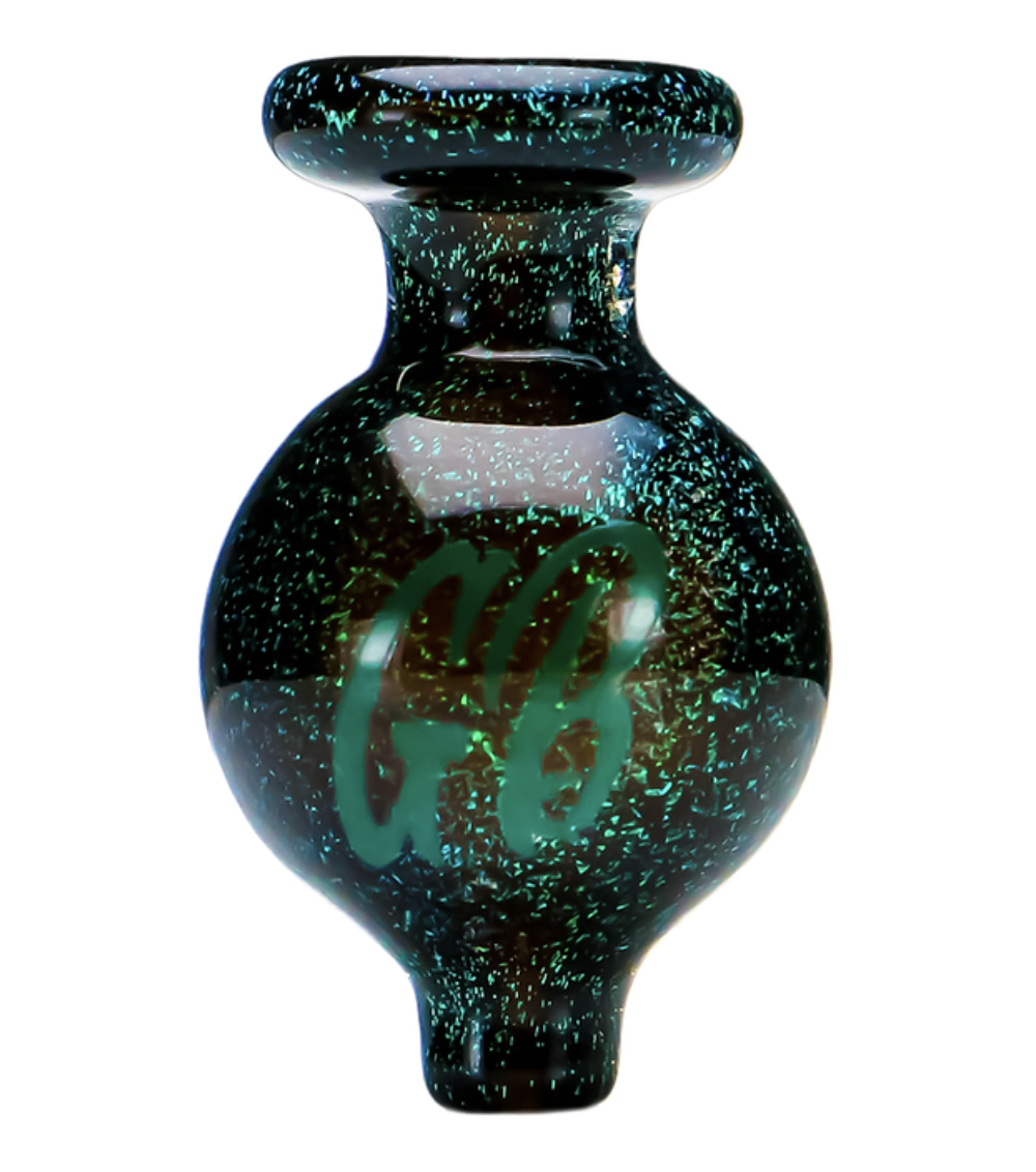 Alternative view of GREEN BEAR GLASS: SMALL DICHRO CARB CAP