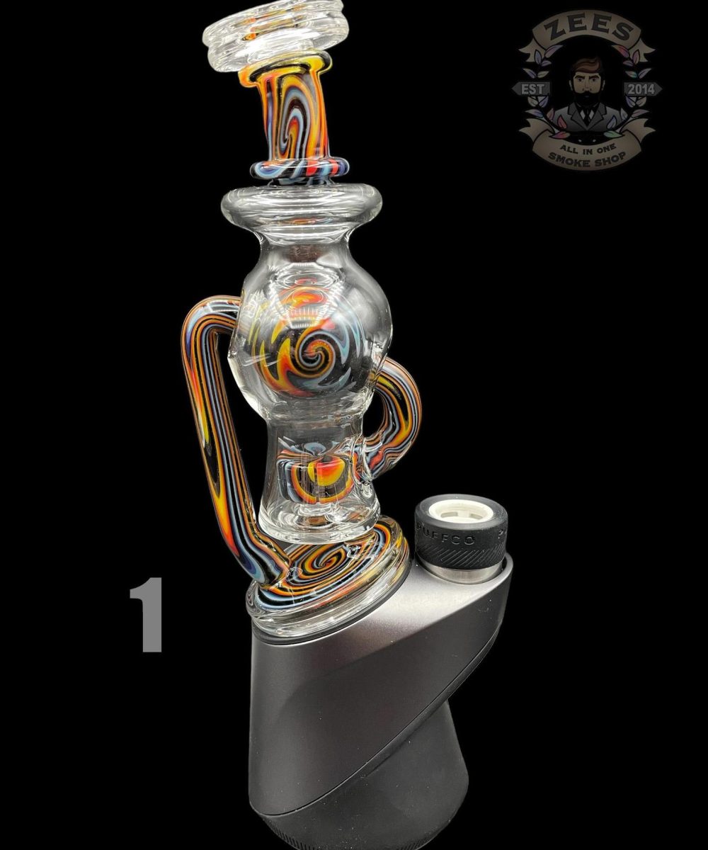 Alternative view of SLATE GLASS: WIGWAG BALL PUFFCO PEAK ATTACHMENT