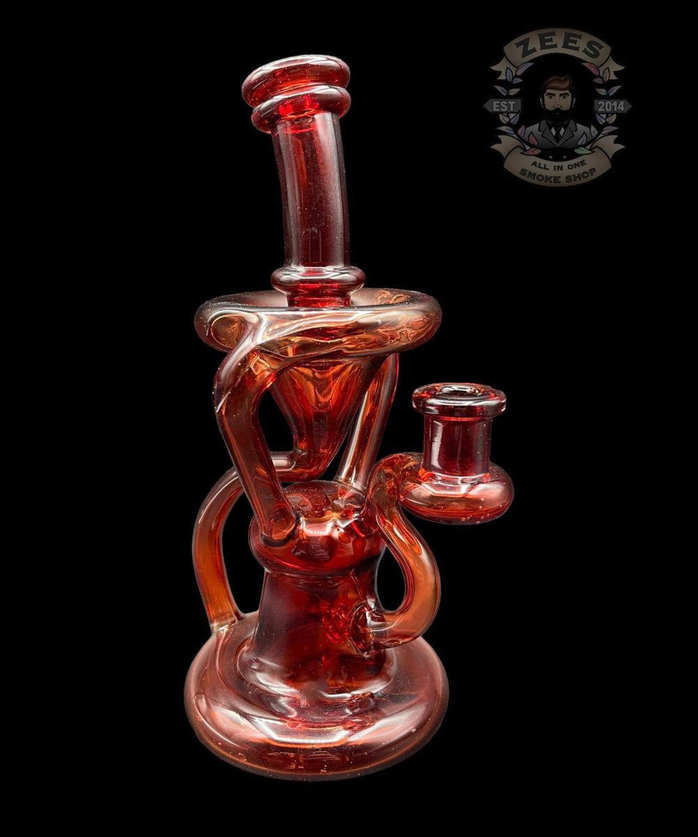LOGI GLASS ART 2:1 POMEGRANATE FLOATER RECYCLER