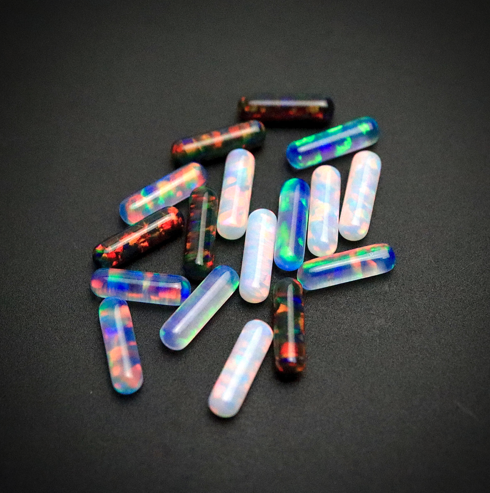 RUBY PEARL CO: MINI OPAL PILLARS (3X10MM) 1PC