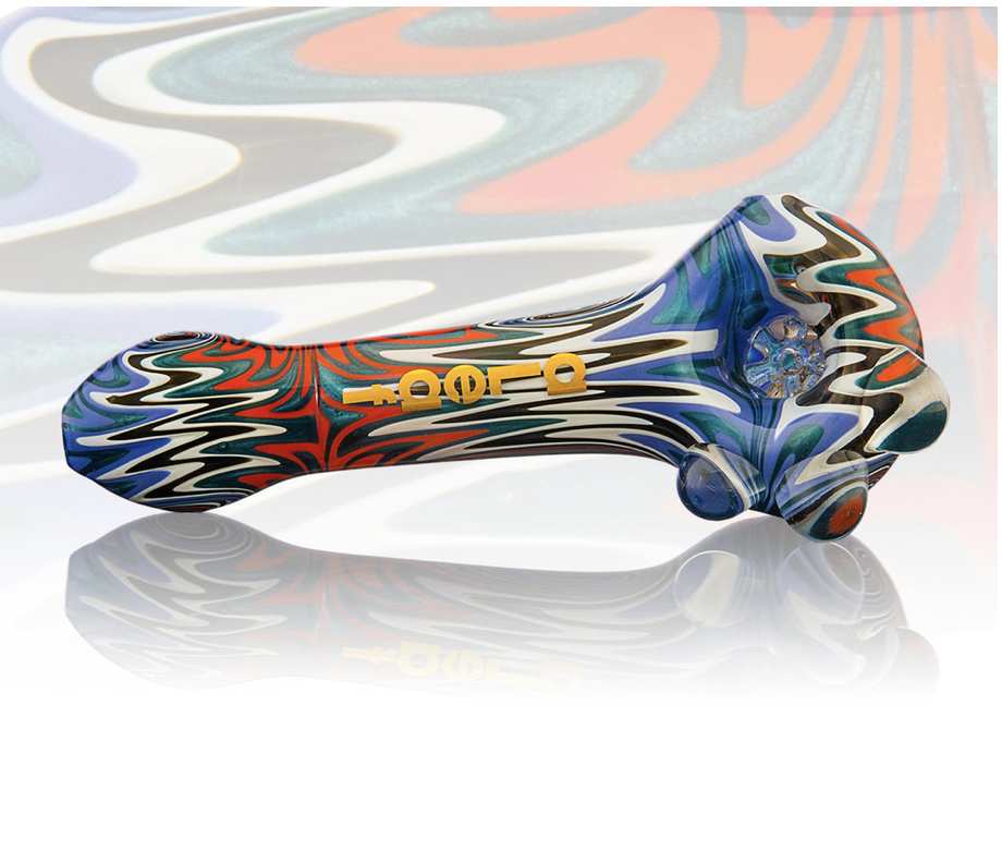 ALEAF GLASS: WIG WAG SWIRL HAND PIPE